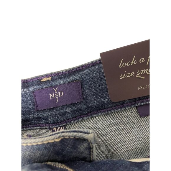 NYDJ Womens Jeans 24W Blue Cropped Denim Original slimming fit 59903 NWT - Picture 7 of 14